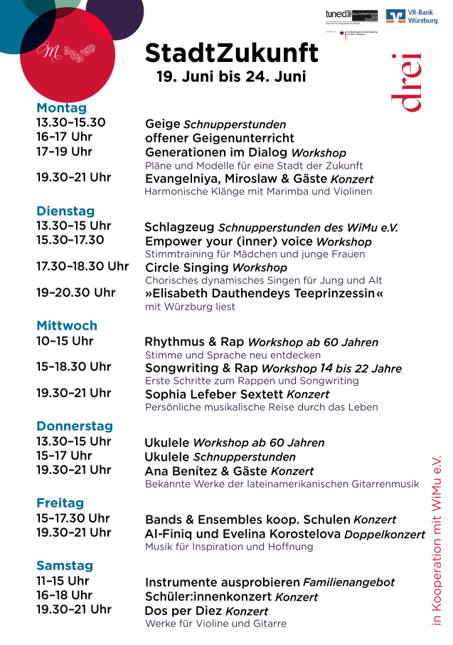 Programm im MPopUp Mozartfest WiMu